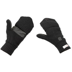 MFH pletene palčke s termoizolacijo 3M™ Thinsulate™, črne