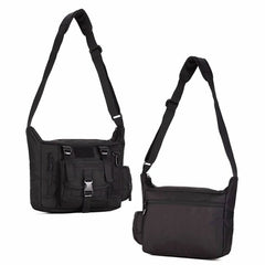 DRAGOWA Tactical Shrapnel borsa tattica a tracolla, nera