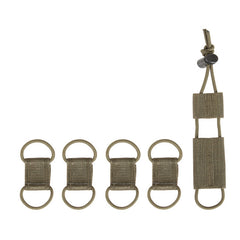 Tasmanian Tiger Set di fissaggi per cable manager, oliva