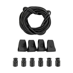 Tasmanian Tiger Bungee Cord Set Σετ Σχοινιών, Μαύρο