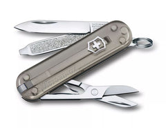 Victorinox Classic SD vreckový nôž Transparent, sivá