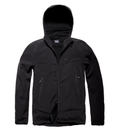 Vintage Industries Alford softshell jacket, nero