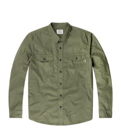 Vintage Industries Boston camicia, oliva scuro