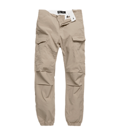Vintage Industries Conner cargo jogger trousers, beige