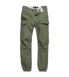 Vintage Industries Conner cargo jogger trousers, bright olive