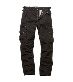 Vintage Industries Rico pantaloni, nero