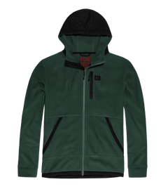 Vintage Industries Vitor fleece φούτερ hollow fibre, πράσινο