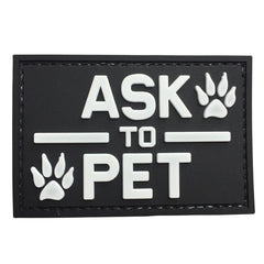 WARAGOD Ask to pet toppa in pvc, nera