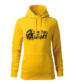 DRAGOWA felpa con cappuccio da donna Aristón 320 g/m², giallo