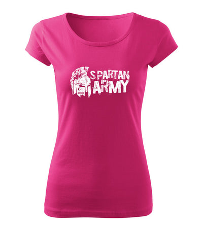 T-shirt a Maniche Corte Spartan Army da Donna