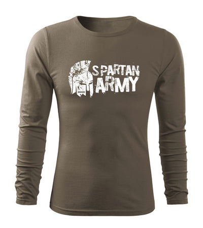 Moške dolge majice z motivom Spartan Army