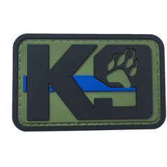 WARAGOD K9 Paw PVC patch, verde