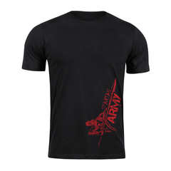 DRAGOWA κοντομάνικο μπλουζάκι spartan army RedMyles 160 g/m², μαύρο