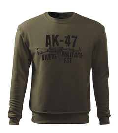 DRAGOWA felpa da uomo Seneca AK-47 300 g/m², verde oliva