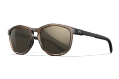 Wiley X Bravo Sunglasses, Crystal Tan / CAPTIVATE™ Tungsten