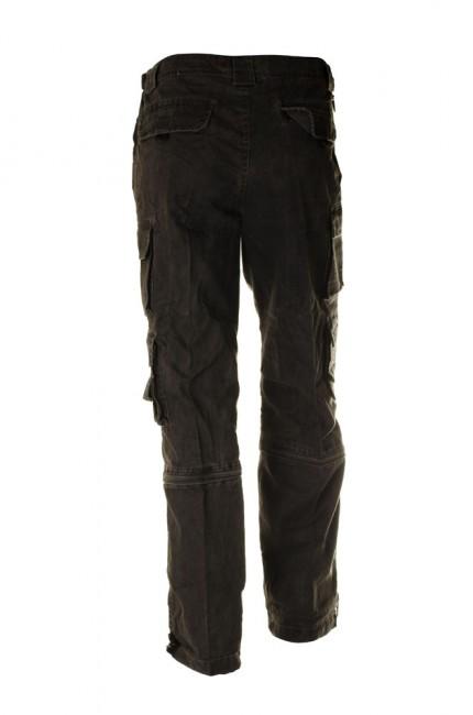 O&T Wales pantaloni cargo da uomo, neri