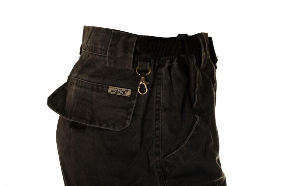O&T Wales pantaloni cargo da uomo, neri