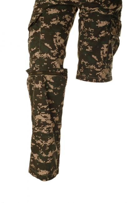 O&T Cityhunter Rip-Stop pantaloni da uomo digital woodland, marroni
