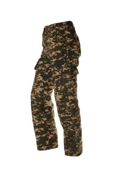 O&T Cityhunter Rip-Stop pantaloni da uomo digital woodland, marroni