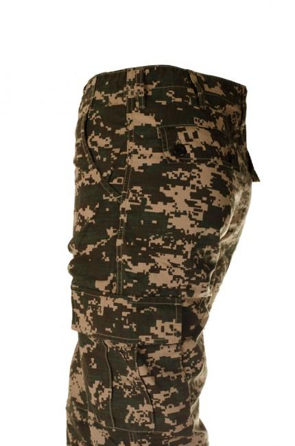 O&T Cityhunter Rip-Stop pantaloni da uomo digital woodland, marroni
