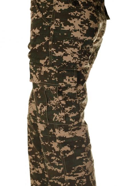 O&T Cityhunter Rip-Stop pantaloni da uomo digital woodland, marroni