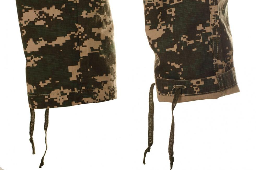 O&T Cityhunter Rip-Stop pantaloni da uomo digital woodland, marroni