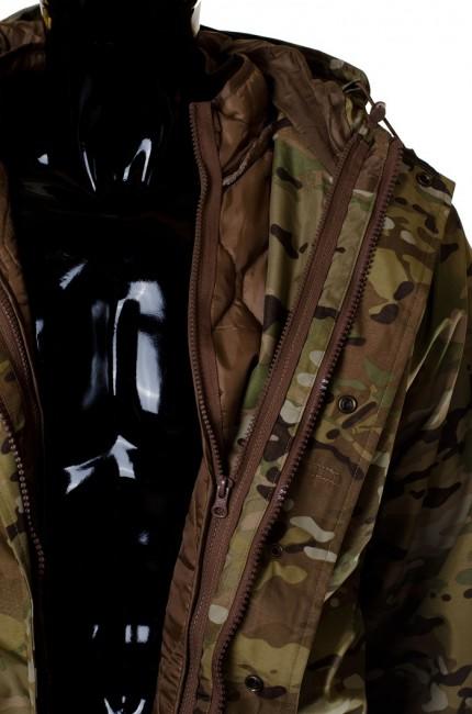 O&T Aurora giacca invernale con interno rimovibile, multicam