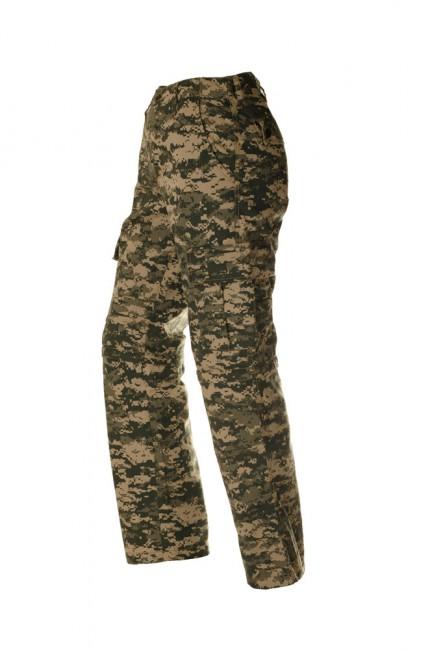 O&T Cityhunter pantaloni da uomo rip-stop digital woodland, verdi