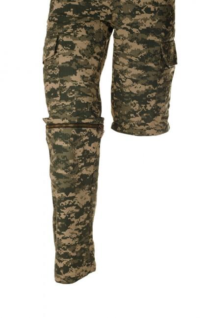 O&T Cityhunter pantaloni da uomo rip-stop digital woodland, verdi