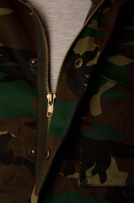 O&T Kennedy giacca mezza stagione con interno rimovibile, woodland
