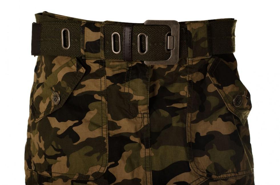 O&T Origins gonna da donna woodland, chiaro con cintura