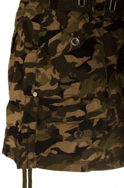 O&T Origins gonna da donna woodland, chiaro con cintura
