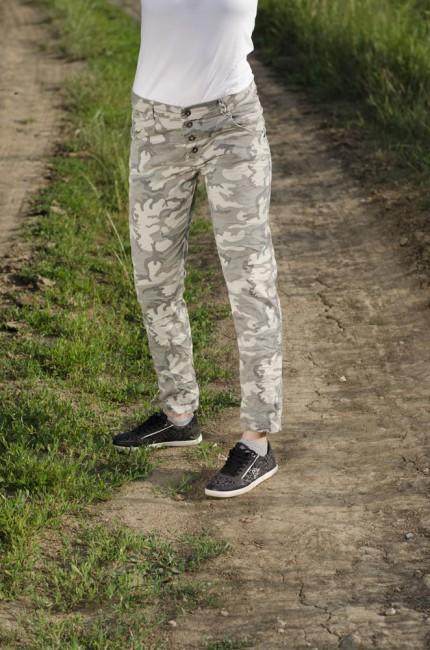 O&T Evira pantaloni da donna, mimetico
