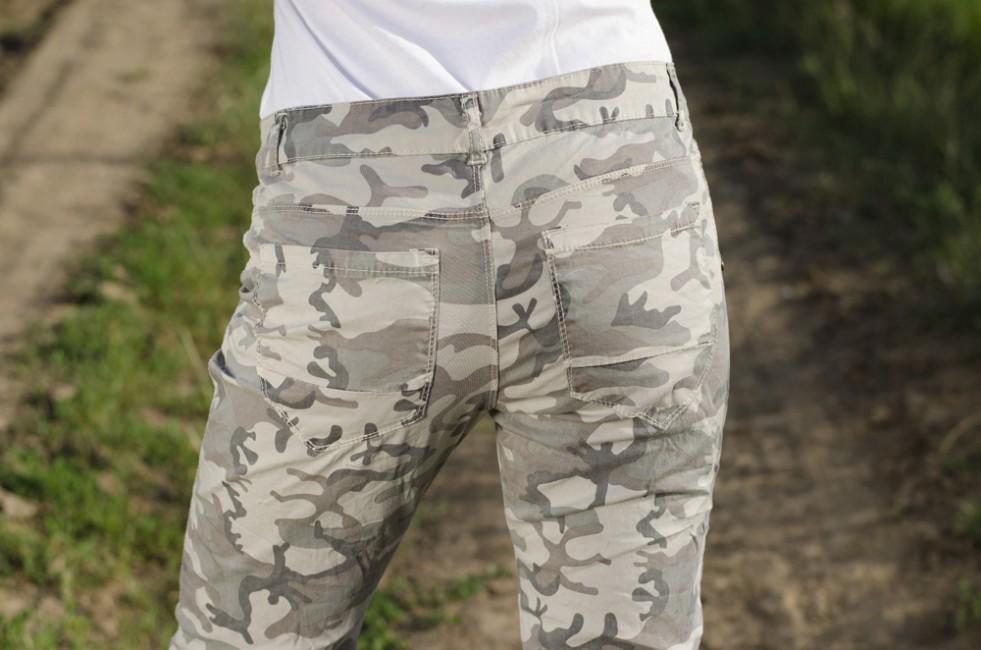 O&T Evira pantaloni da donna, mimetico