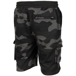 MFH Jogger pantaloncini da uomo, camo scuro