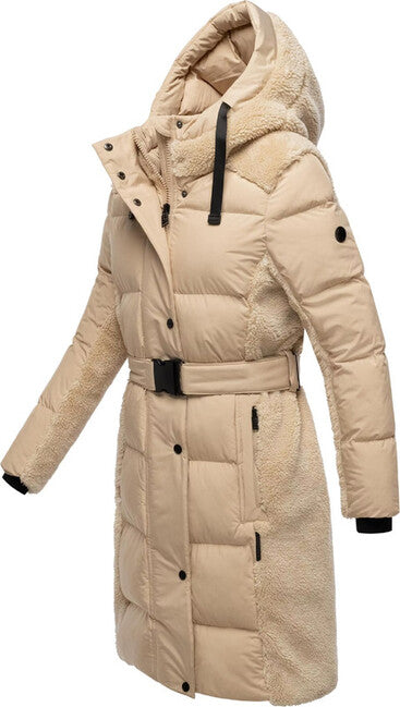 Navahoo Funkelteddy14 giacca invernale da donna, beige