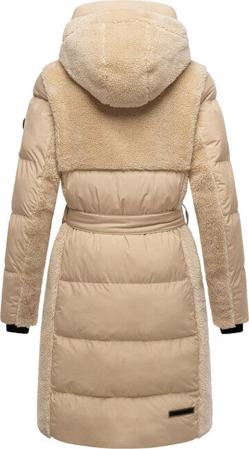 Navahoo Funkelteddy14 giacca invernale da donna, beige