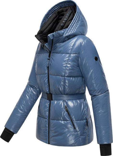 Navahoo Eisglanz giacca invernale da donna, dusty blue