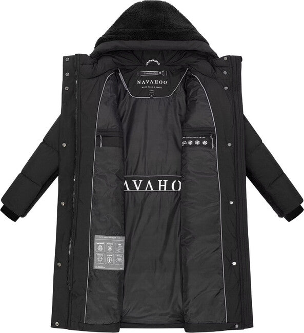 Navahoo Funkelteddy14 giacca invernale da donna, nera