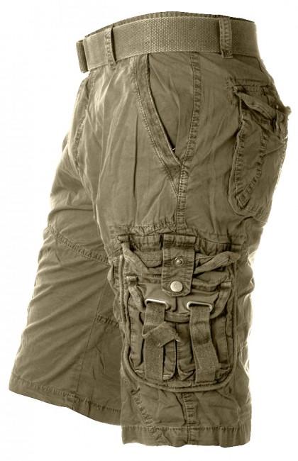 Mil-Tec Vintage pantaloncini Prewash, oliva