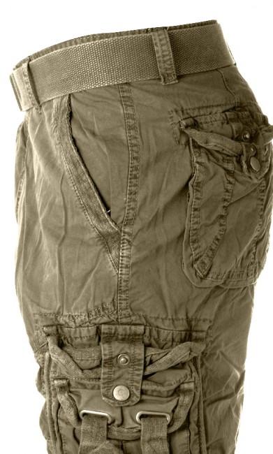 Mil-Tec Vintage pantaloncini Prewash, oliva