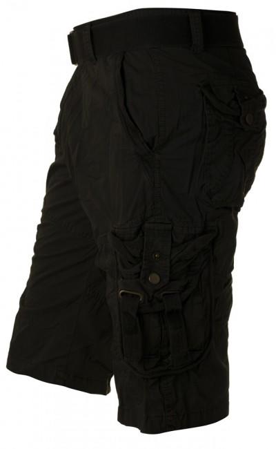 Mil-Tec Vintage pantaloncini Prewash, nero
