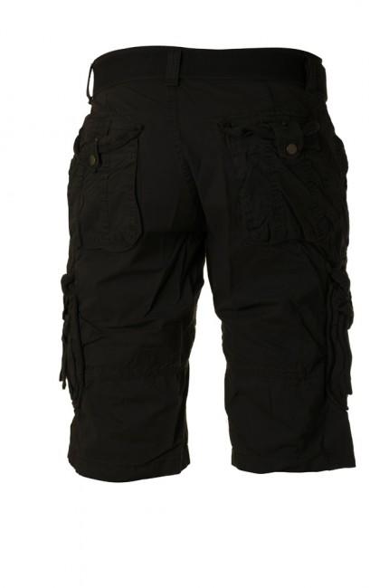 Mil-Tec Vintage pantaloncini Prewash, nero