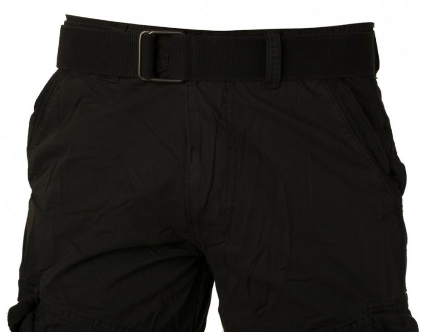 Mil-Tec Vintage pantaloncini Prewash, nero