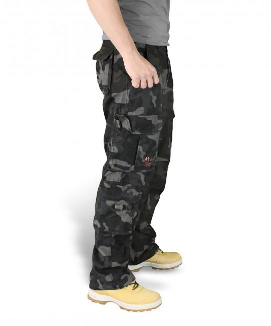 Surplus Vintage pantaloni, nero-camo