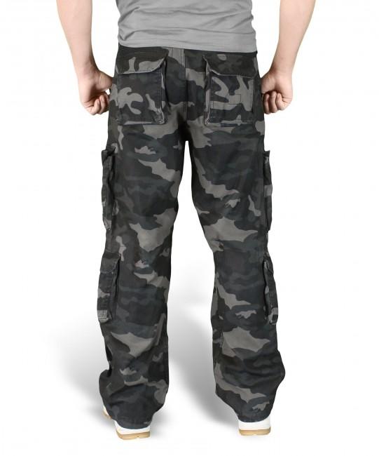 Surplus Vintage pantaloni, nero-camo