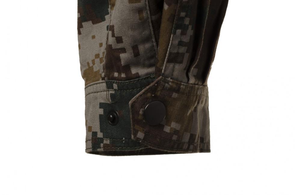 Loshan Eccent camicia da campo digitale, darkRed