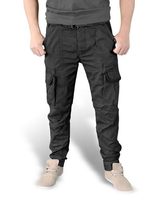 Surplus Premium Slimmy pantaloni, neri