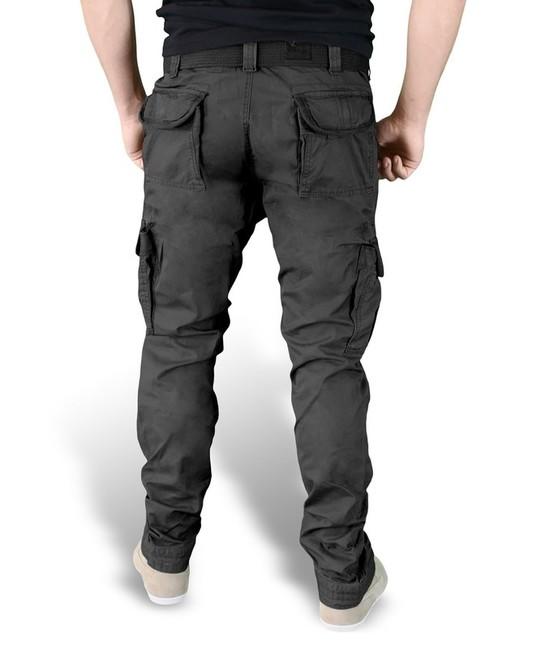 Surplus Premium Slimmy pantaloni, neri
