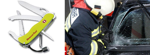 Victorinox Rescue Tool coltello tascabile 111mm, giallo riflettente con custodia